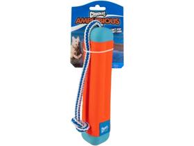 Brinquedo Chuckit Amphibious Bumper Cabo de Guerra Interativo Flutua Para Cães Pequeno - Laranja