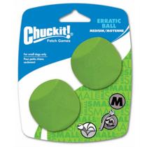 Brinquedo ChuckIt Erratic Ball Saltitante Pack 2 Unidades Para Cães Médio