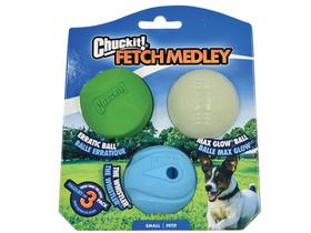 Brinquedo Chuckit Fetch Medley Pack 3 Bolas Para Cães Pequeno