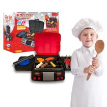 Brinquedo Churrasqueira Infantil Mini Chef com Som Luzes e Solta Fumaça - Xalingo