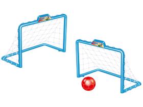 Brinquedo Chute a Gol Com 2 Traves e Bola Mini Gol Líder