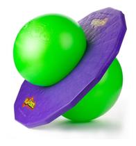 Brinquedo Clássico Pogobol Roxo e Verde Estrela