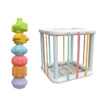 Brinquedo Classificador de Formas Montessori - Educativo para Crianças de 1 a 2 Anos