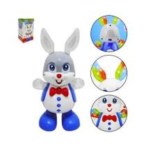 Brinquedo Coelhinho Musical Infantil com Som Luz e Movimento Automático Interativo Educativo Estímulo Sensorial Lúdico Brinquedo Coelhinho Musical Infantil com Som Luz e Movimento Automático Interativo Educativo Estímulo Sensorial Lúdico