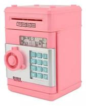 Brinquedo Cofre Digital Senha Eletrônico Automático Moedas Notas Segredo RO