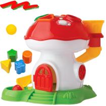 Brinquedo Cogumelo Didático e Educativo Baby Montar Encaixar - Samba Toys