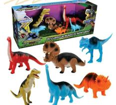 Brinquedo Coleção Dinossauros Evolução c/6 Dinossauro.