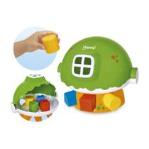 Brinquedo Coleção Happy Cogumelo Didático 4 Peças Didáticas - Usual Brinquedos