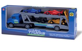 Brinquedo coleção Mini trucks cegonheira