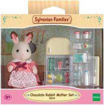 Brinquedo Colecionáveis Mãe Coelho Chocolate e Geladeira - Sylvanian Families Brinquedo Colecionáveis Mãe Coelho Chocolate e Geladeira - Sylvanian Families