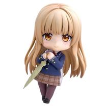 Brinquedo colecionável Anime Chibi School Girl, boneco de 10 cm em PVC