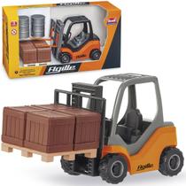 Brinquedo Colecionável Empilhadeira Miniatura Agile Working Brinquedo Colecionável Empilhadeira Miniatura Agile Working