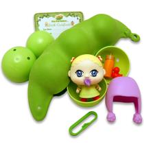 Brinquedo colecionável Thin Air Brands Pea Pod Babies com acessórios