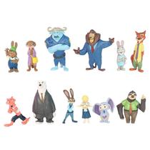 Brinquedo colecionável Zootopias Nicks Wildes 12 unidades/lote Brinquedo colecionável Zootopias Nicks Wildes 12 unidades/lote