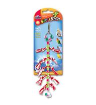 Brinquedo com Corda Vertical 5 nós para Calopsita e Psitac - Pet Injet