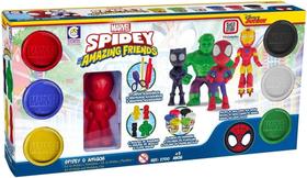 Brinquedo com Massinha Spidey e Amigos Cotiplas 2700 Brinquedo com Massinha Spidey e Amigos Cotiplas 2700