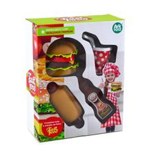 Brinquedo Comida Lanche Hambúrguer Refrigerante Hotdog Calda - Ark Toys
