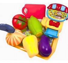 Brinquedo Comidinha Cozinha Cortar Legumes/Frutas tiras autocolantes