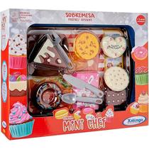 Brinquedo Comidinha Mini Chef Sobremesa 12 Peças Xalingo 1586.5