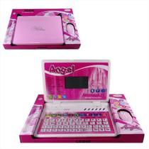 Brinquedo Computador de brinquedo educacional e educacional para garota rosa