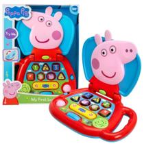 Brinquedo Computador Interativo Bebê c/Som e Formas PeppaPig - 7908489414024