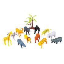 Brinquedo Conjunto Animais Da Selva No Saquinho Miniatura - Polibrinq