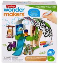 Brinquedo Conjunto Infantil Wonder Makers - Casa Casinha Na Árvore - 30 Peças - Canetinhas Tinta Lavável - Fisher Price
