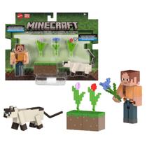 Brinquedo Conjunto Minecraft Ari e Gato Com Itens Mattel Brinquedo Conjunto Minecraft Ari e Gato Com Itens Mattel