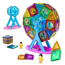 Brinquedo Construção Bloco Magnetico De Montar Criatividade
