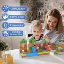 Brinquedo Construção Magnético Infantil