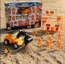 Brinquedo Construção Trator Bonecos e Acessórios Infantil Brinquedo Construção Trator Bonecos e Acessórios Infantil