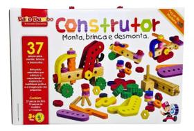 Brinquedo Construtor Monta Brinca Desmonta 37 Pçs Bate Bumbo