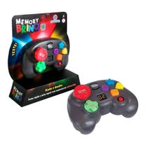 Brinquedo Controle Joystick Jogo da Memória Com Luz e Som Para Crianças