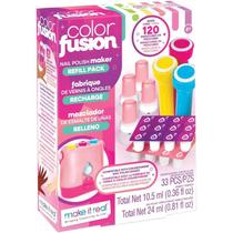 Brinquedo Cor Fusion Nail Polish Refill Pack Make It Real 2563 33 Peças
