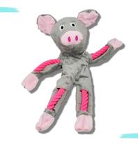 Brinquedo Corda Pelúcia Para Cães Porquinho Fofo Interativo Com Barulhinho Ao Apertar Brinquedo Corda Pelúcia Para Cães Porquinho Fofo Interativo Com Barulhinho Ao Apertar