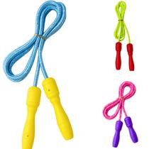Brinquedo Corda Pular infantil Pula Colorida Jump