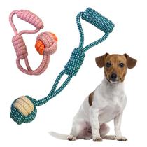 Brinquedo Corda Resistente Para Cachorro Mordedor Puxador Pet Brincadeira Exercício LR-0238