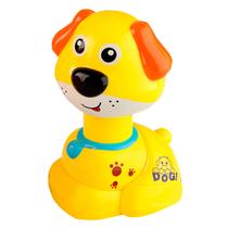 Brinquedo Corre-Corre Happy Cachorrinho Zoop Toys Amarelo