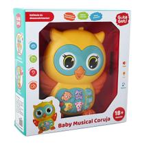 Brinquedo Coruja Baby Musical Guta Guti - DM Toys