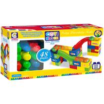 Brinquedo Coti Block Pista Divertida Com 48 Peças 2820 - Cotiplás