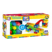 Brinquedo Coti Block Pista Divertida Com 48 Peças Brinquedo Coti Block Pista Divertida Com 48 Peças