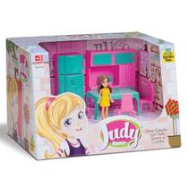Brinquedo Cozinha Com Boneca Coleção Judy Completa