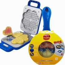 Brinquedo Cozinha Frigideira Waffle Maker Azul Magic Gourmet