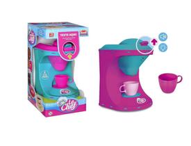 Brinquedo Cozinha Infantil Cafeteira Le Chef Com Luz E Som