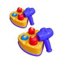 Brinquedo Criança Infantil Bate Martelo Rata Tuff Educativo