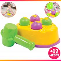 Brinquedo Criança Infantil Bate Martelo Rata Tuff Educativo