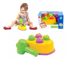 Brinquedo Criança Infantil Bate Martelo Rata Tuff Educativo