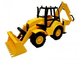 Brinquedo Criança Retroescavadeira Construction Wl 1200 Grande - Silmar