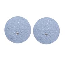 Brinquedo Cristal Pet Bola de Sino com Guizo 50mm Branco c/ 2 unidades para gato