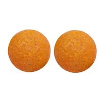 Brinquedo Cristal Pet Bola de Sino com Guizo 50mm Laranja c/ 2 unidades para gato